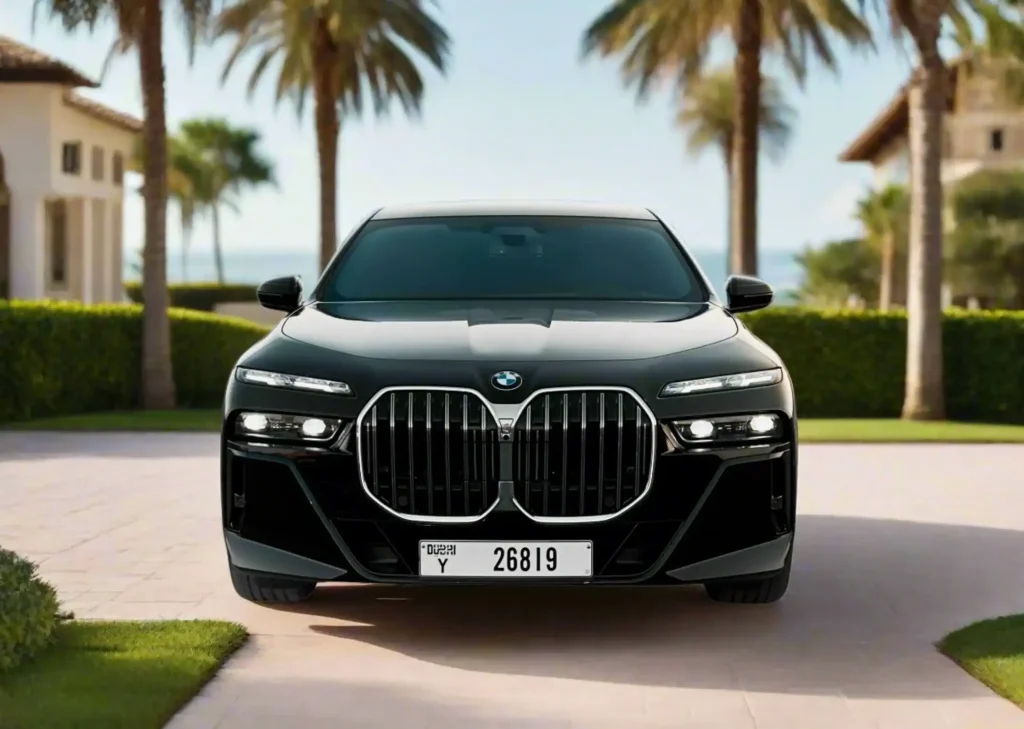 rent a car dubai bmw 7 series price