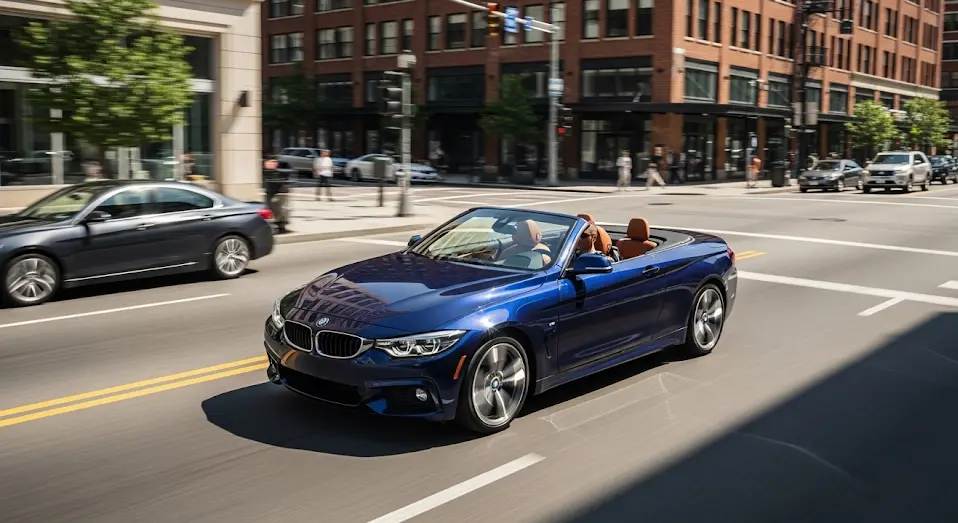 renting BMW 4 series dubai