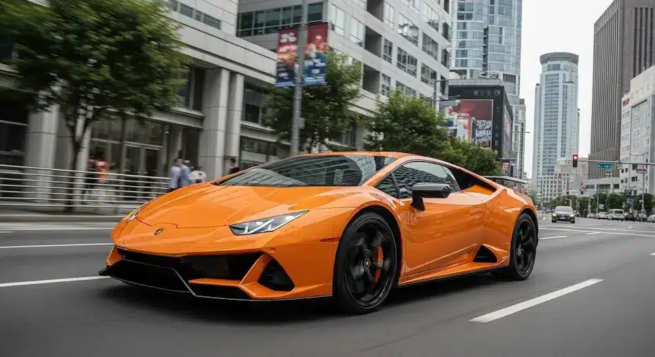renting lamborghini huracan