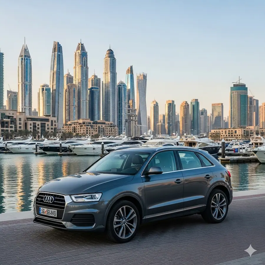 تصميم خارجي ديناميكي لسياره أودى كيو 3 