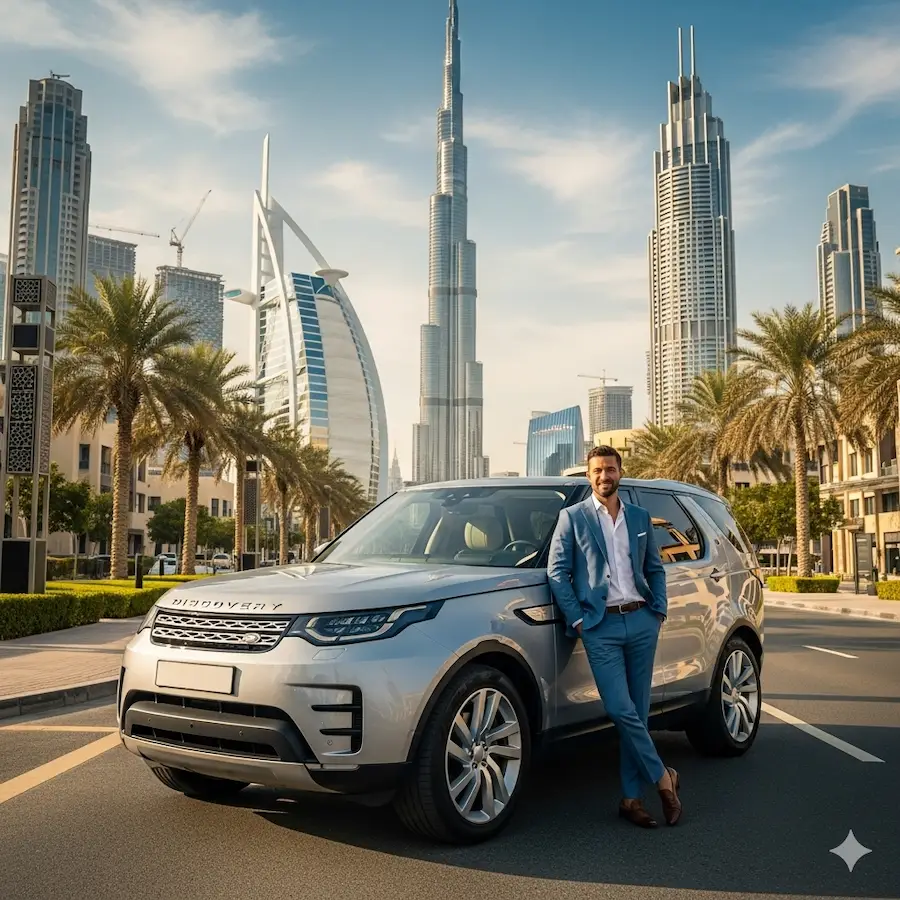 Driving a Land Rover Discovery