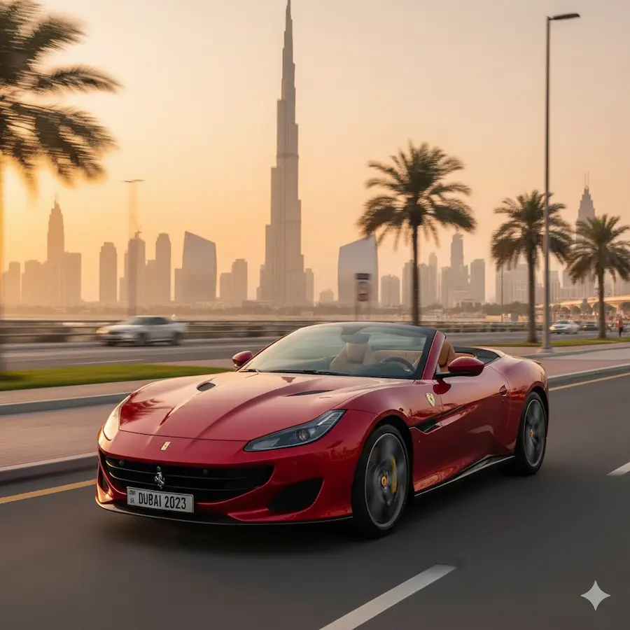 Hire Ferrari Portofino In Dubai