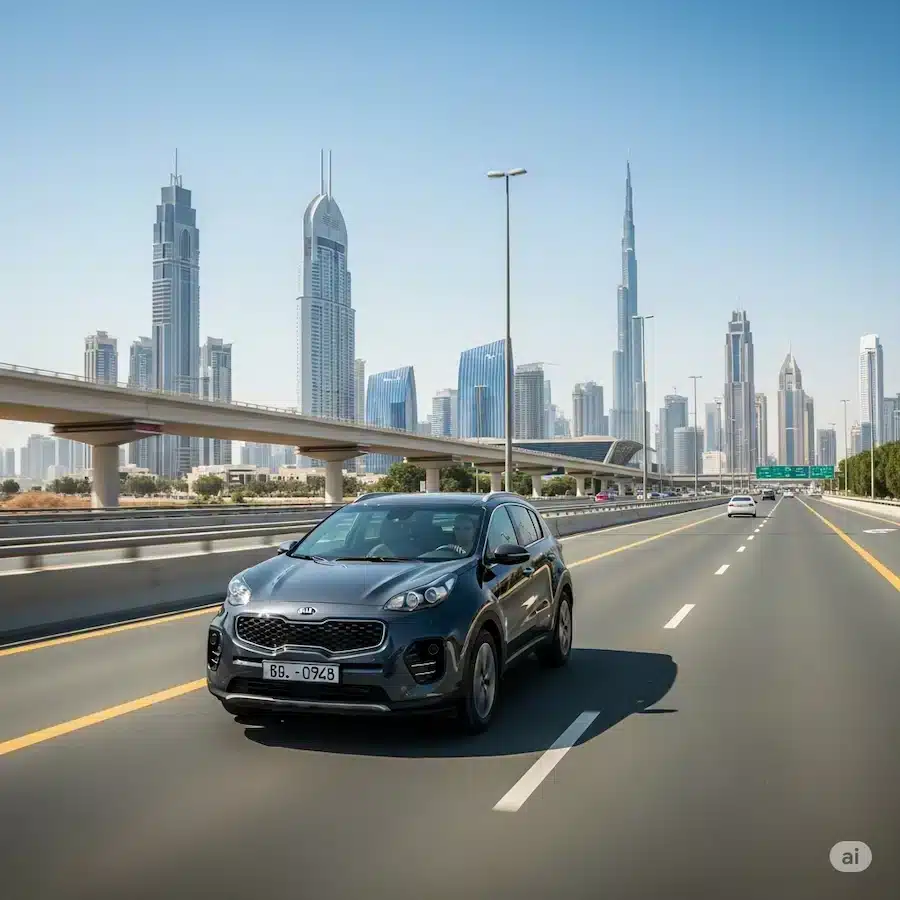 Rental car in dubai