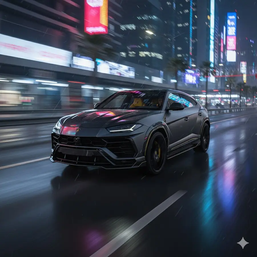 تأجير سيارات لامبورجيني اوروس منصوري