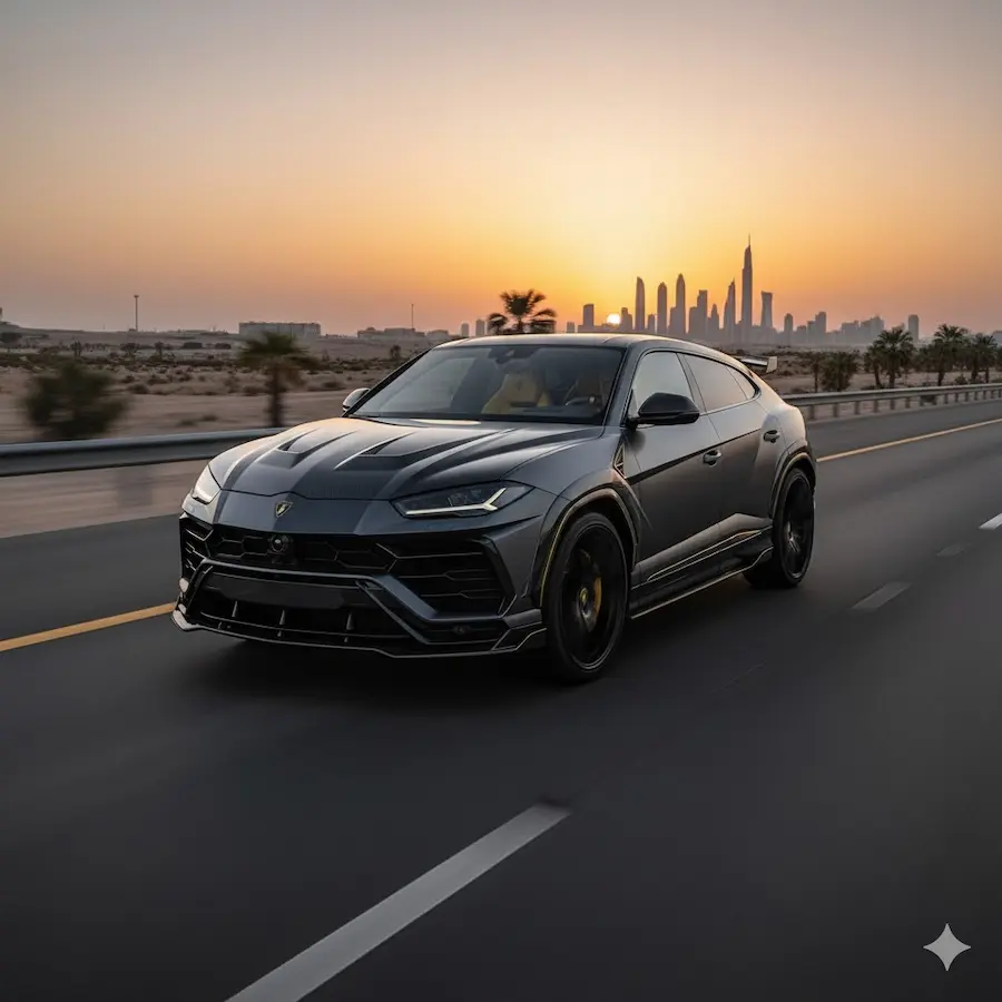 سعر ايجار سيارة لامبورجيني في دبي 