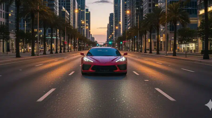 C8 Corvette for renting in Dubai