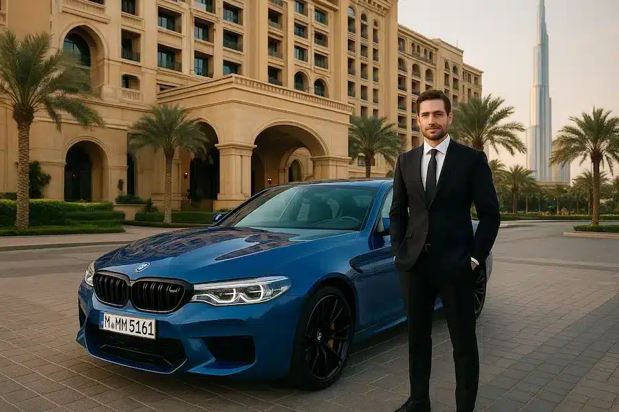 Drive BMW M5 in Dubai