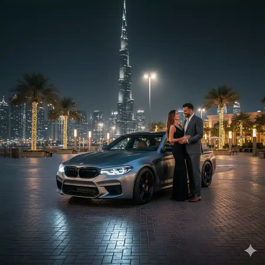 Drive BMW M5 in Dubai