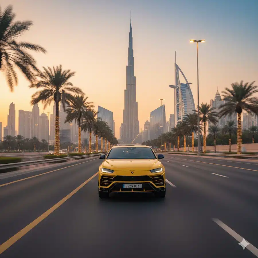 Drive a Lamborghini Urus in Dubai