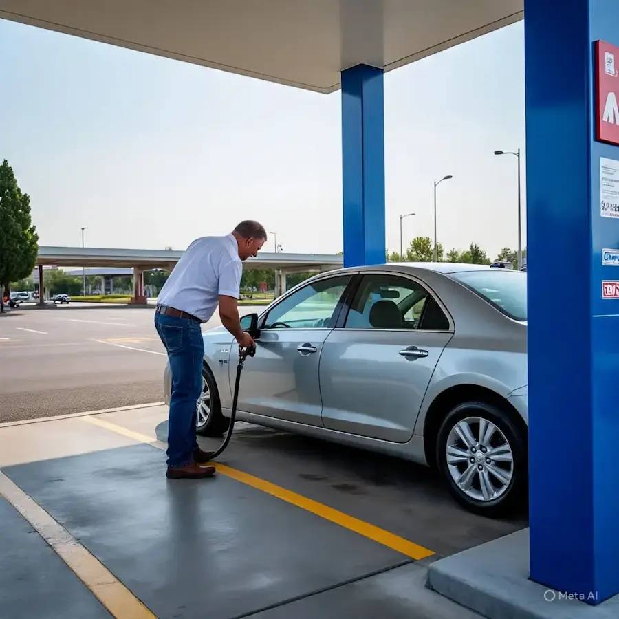 Forgot to refuel rental car