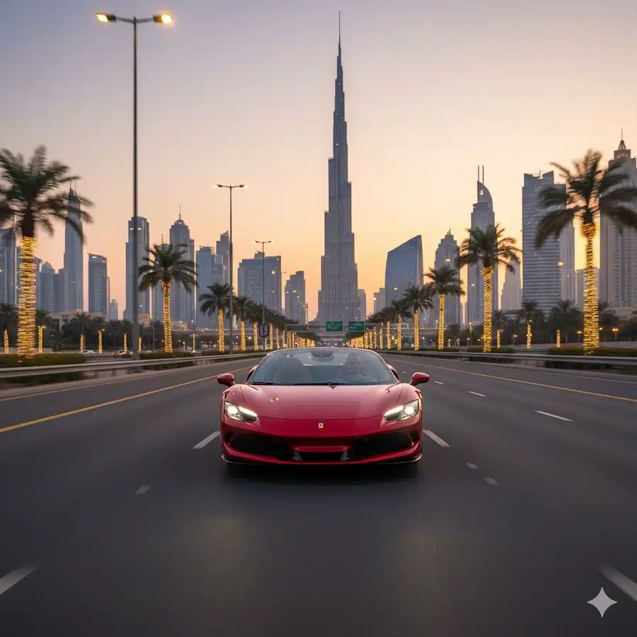 Rent Ferrari 296 GTS in Dubai