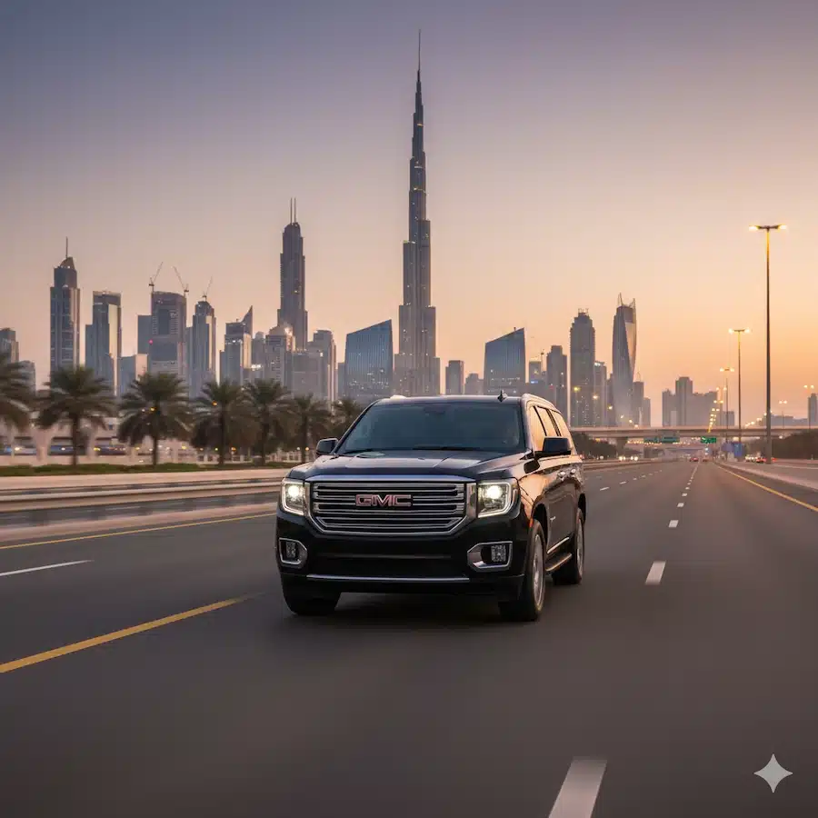Rent Gmc yukon in Dubai