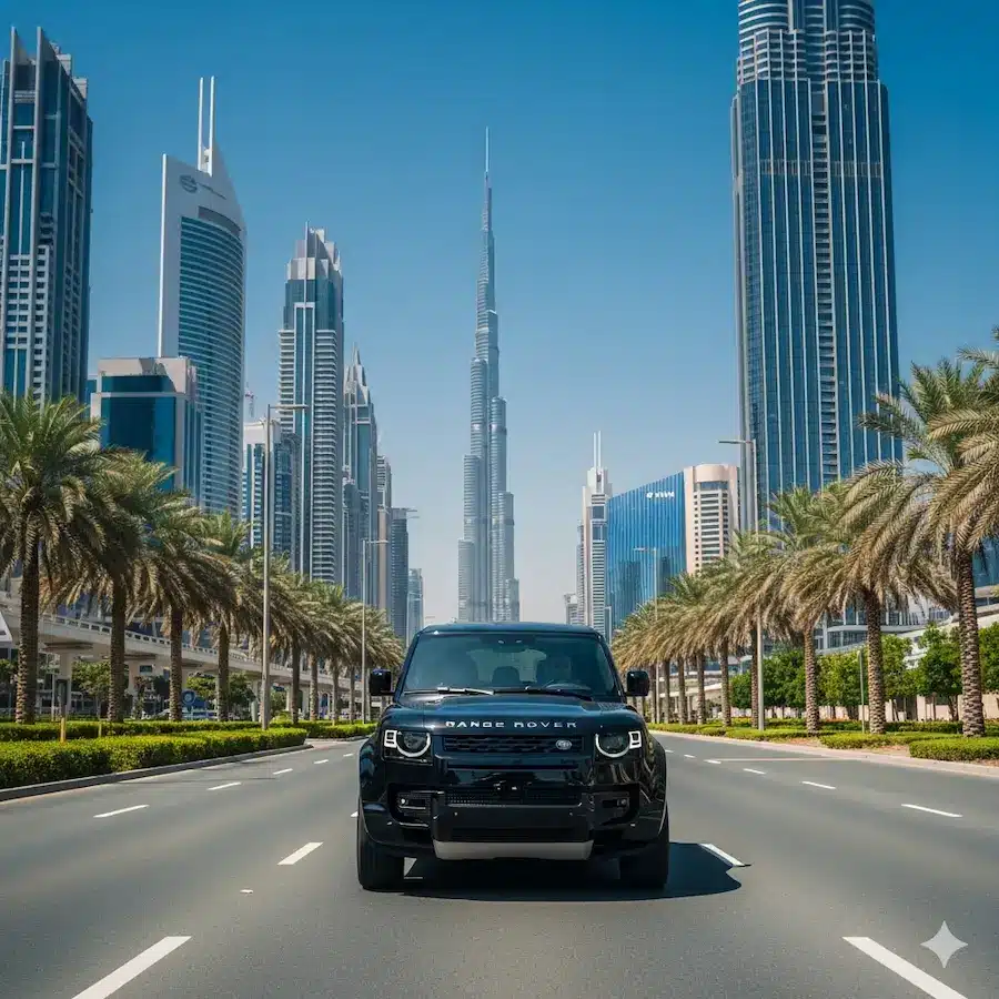 Rent Range Rover Defender in Dubai