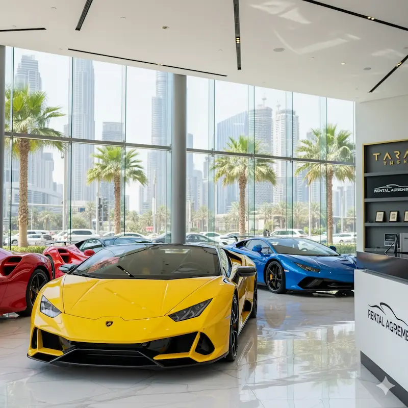 Rent a sports car in Dubai without credit card