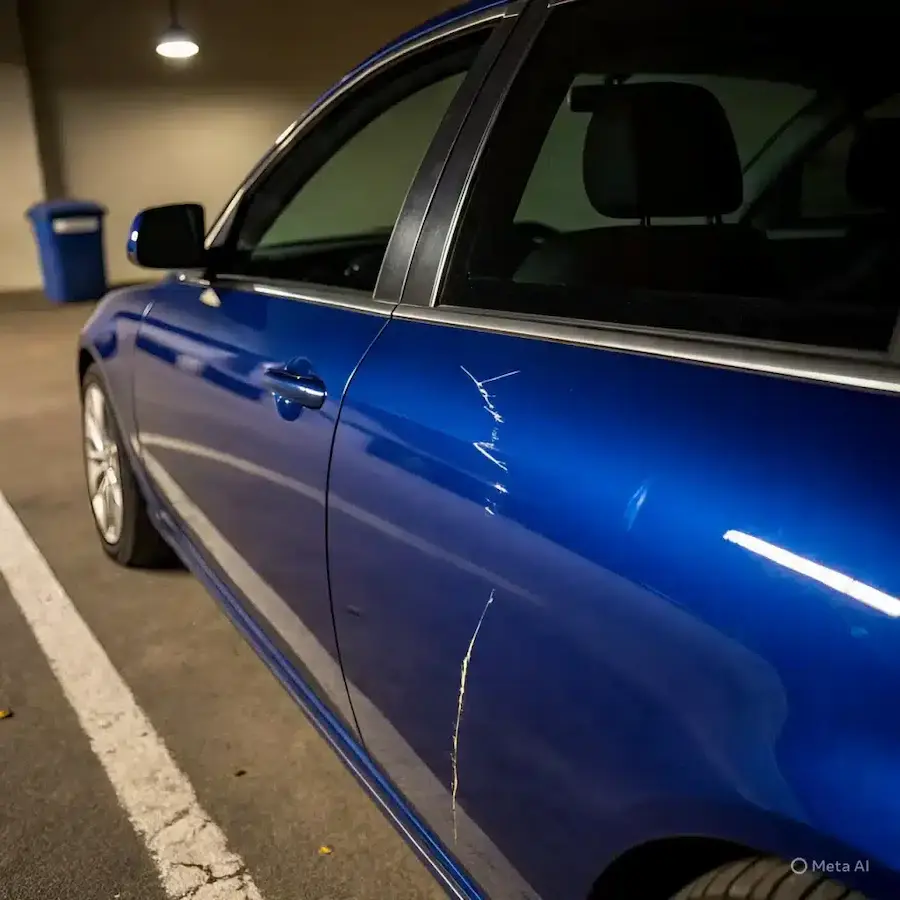 Rental car scratch cost
