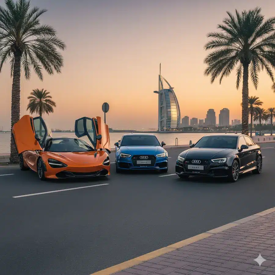 weekly car rental dubai