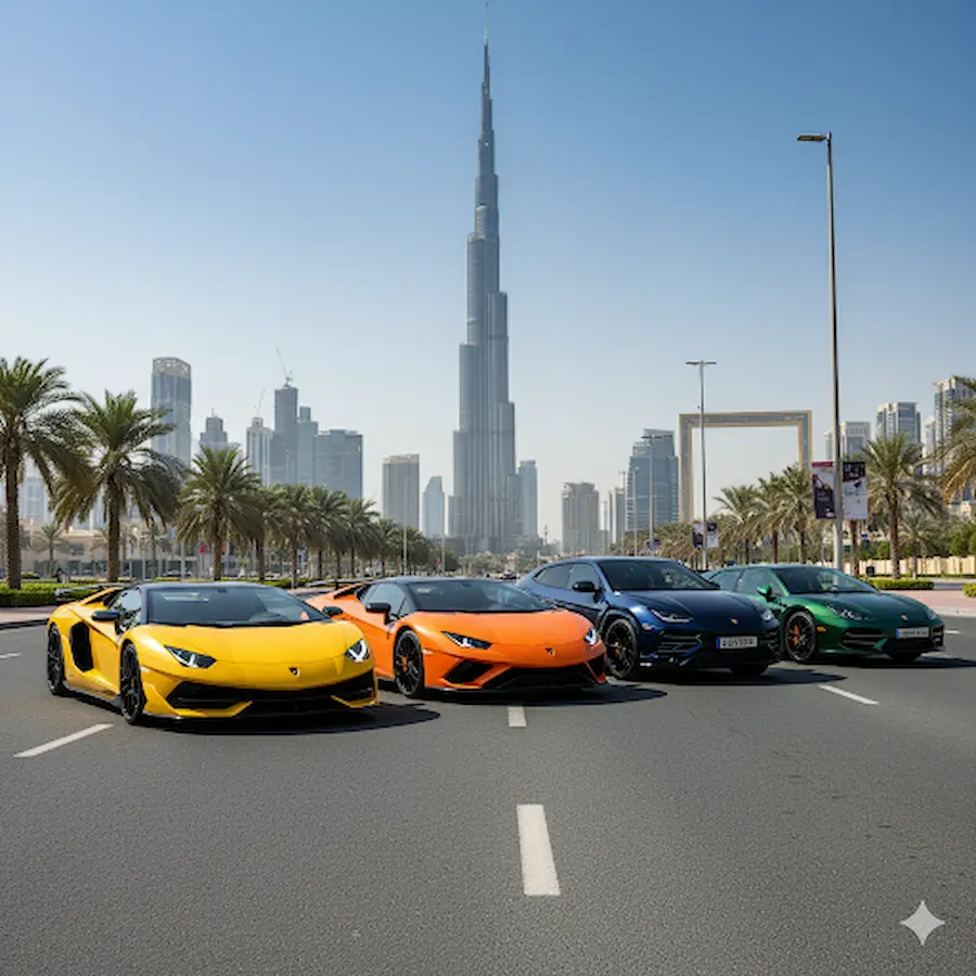 cost of renting a lamborghini dubai