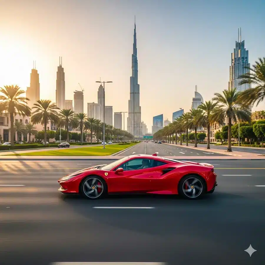 ferrari rental price dubai