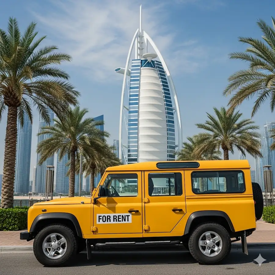 land rover defender hire cost dubai