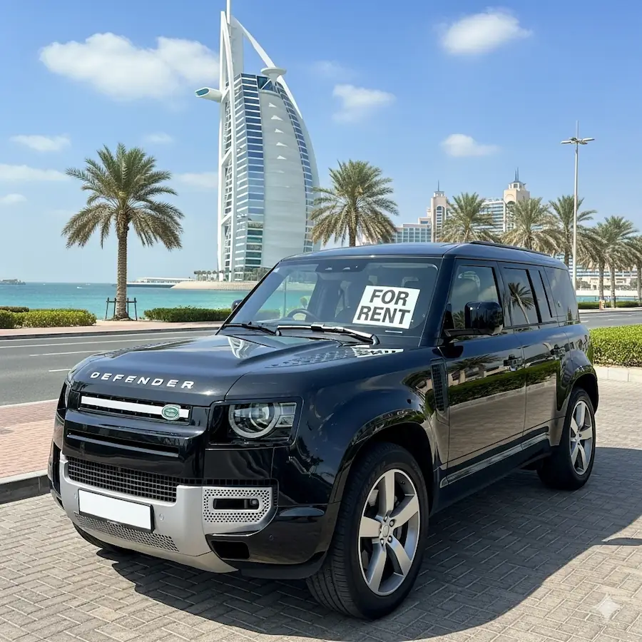 rent land rover defender dubai rates