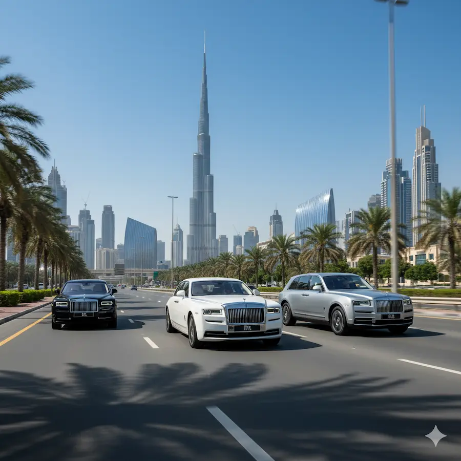 cost of renting a rolls royce in dubai