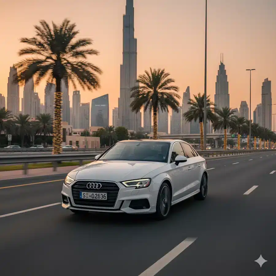 rent audi a3 dubai