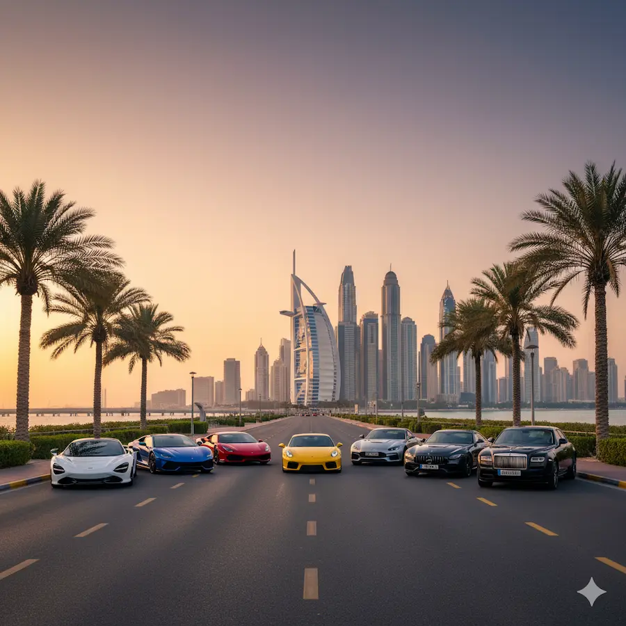 top rated car rental dubai
