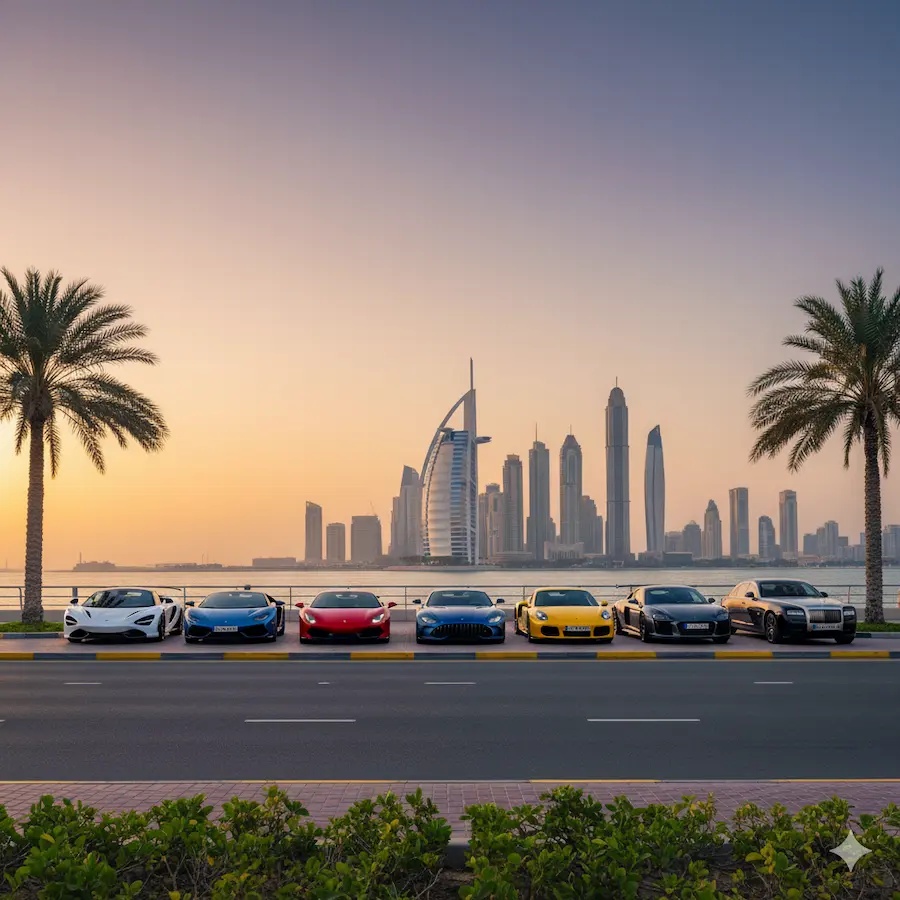 top rated car rental dubai