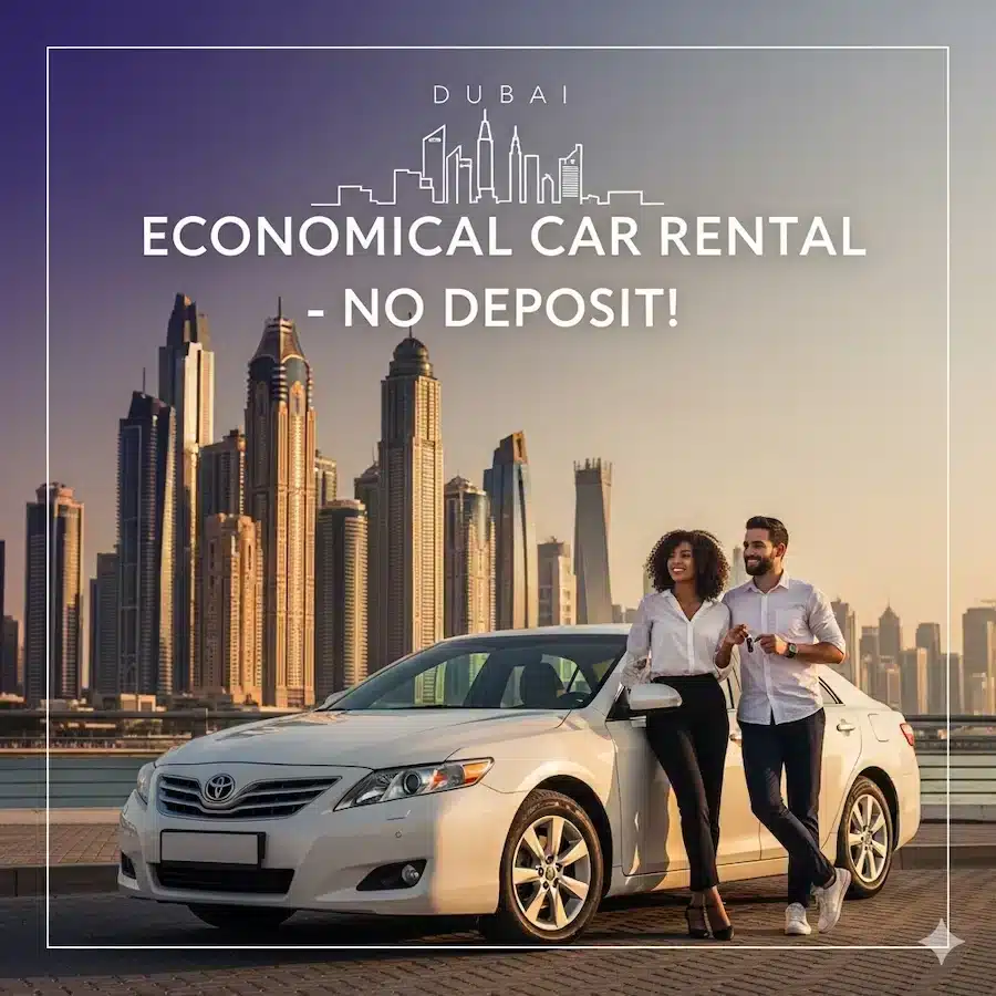تأجير سيارات اقتصادية بدون وديعة في دبي: حرية وسعر مناسب 1 تأجير سيارات اقتصادية في دبي