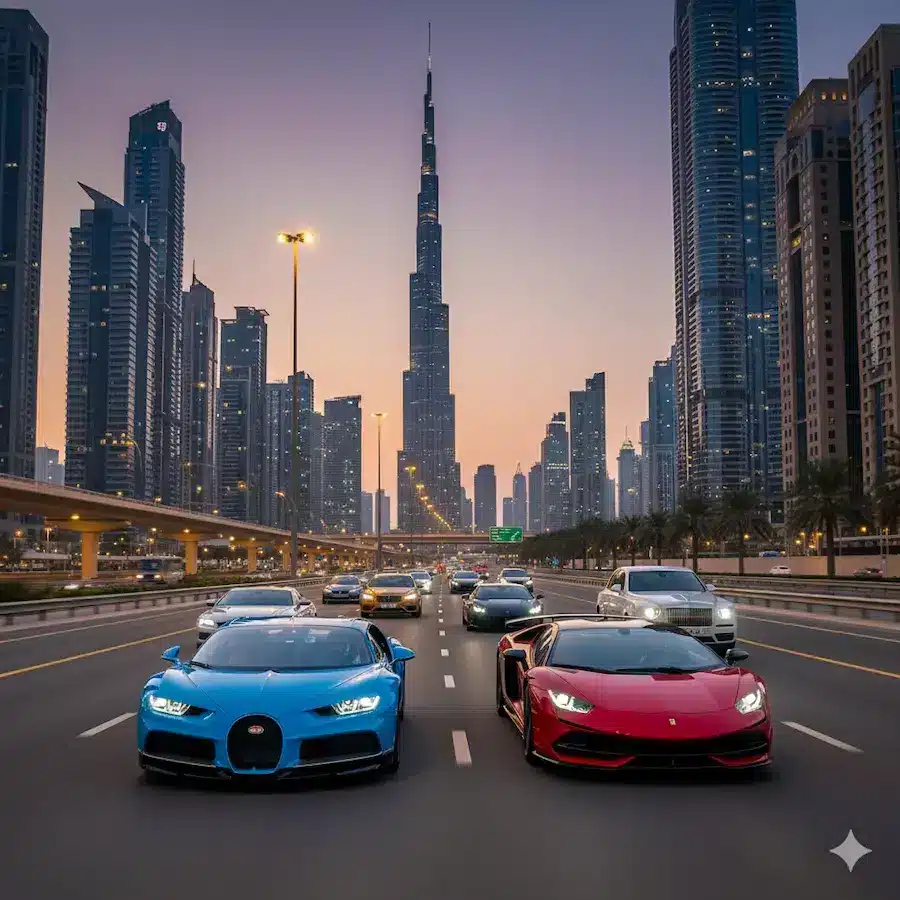 تكلفة استئجار السيارات الفاخرة 