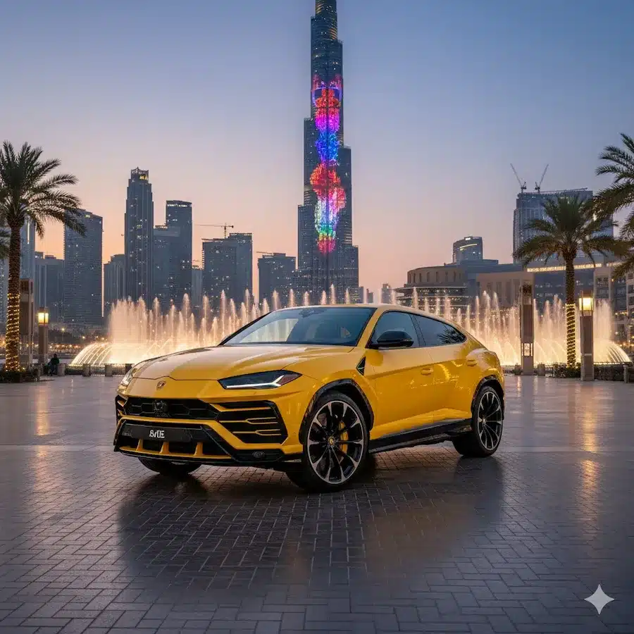 Drive Lamborghini Urus in Dubai