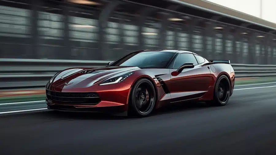 corvette rental in dubai