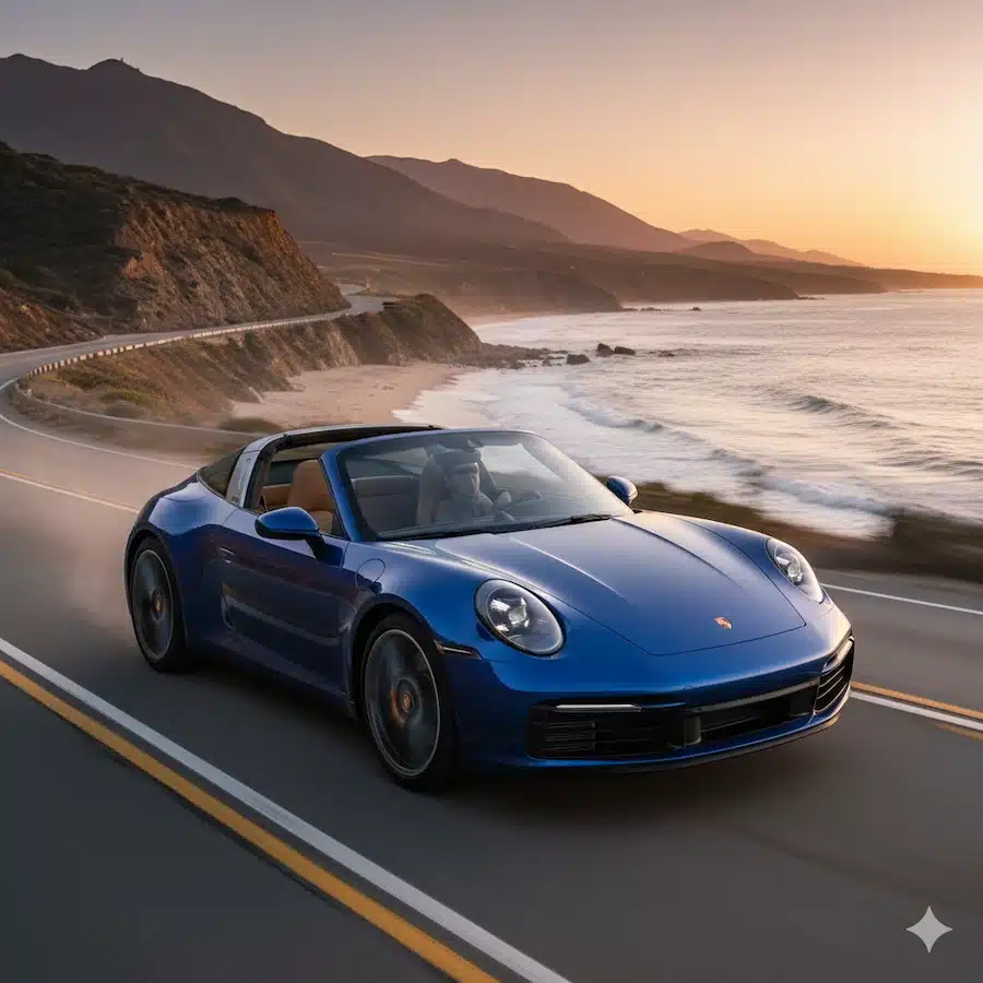 porsche targa Rental in Dubai