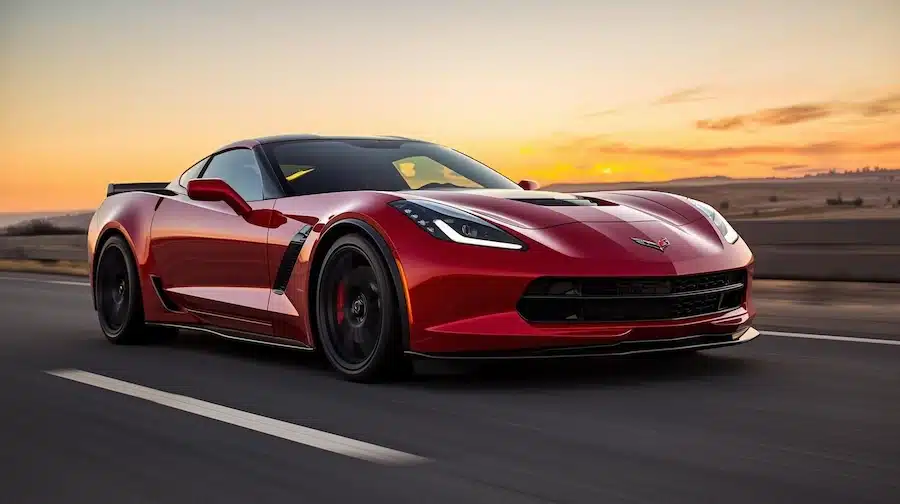 rent corvette in dubai