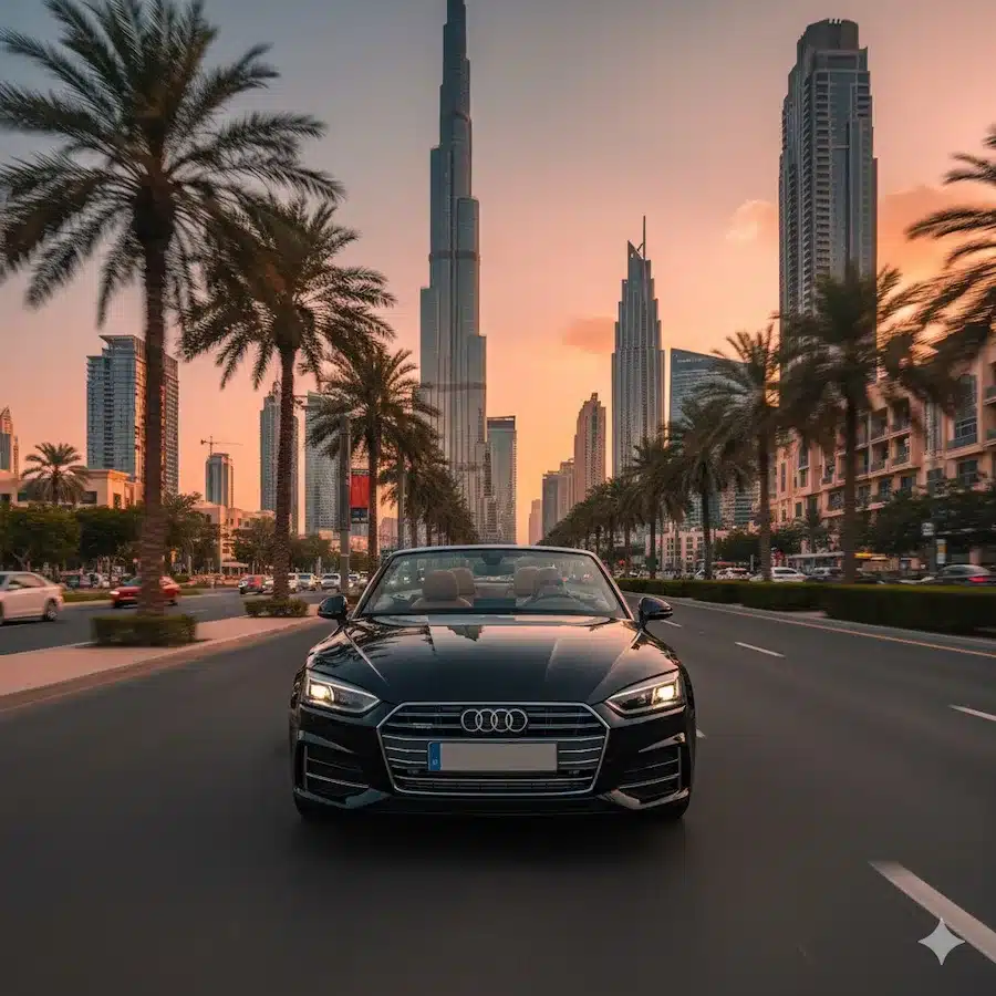 تأجير أودى إيه 5 مكشوفة فى دبي