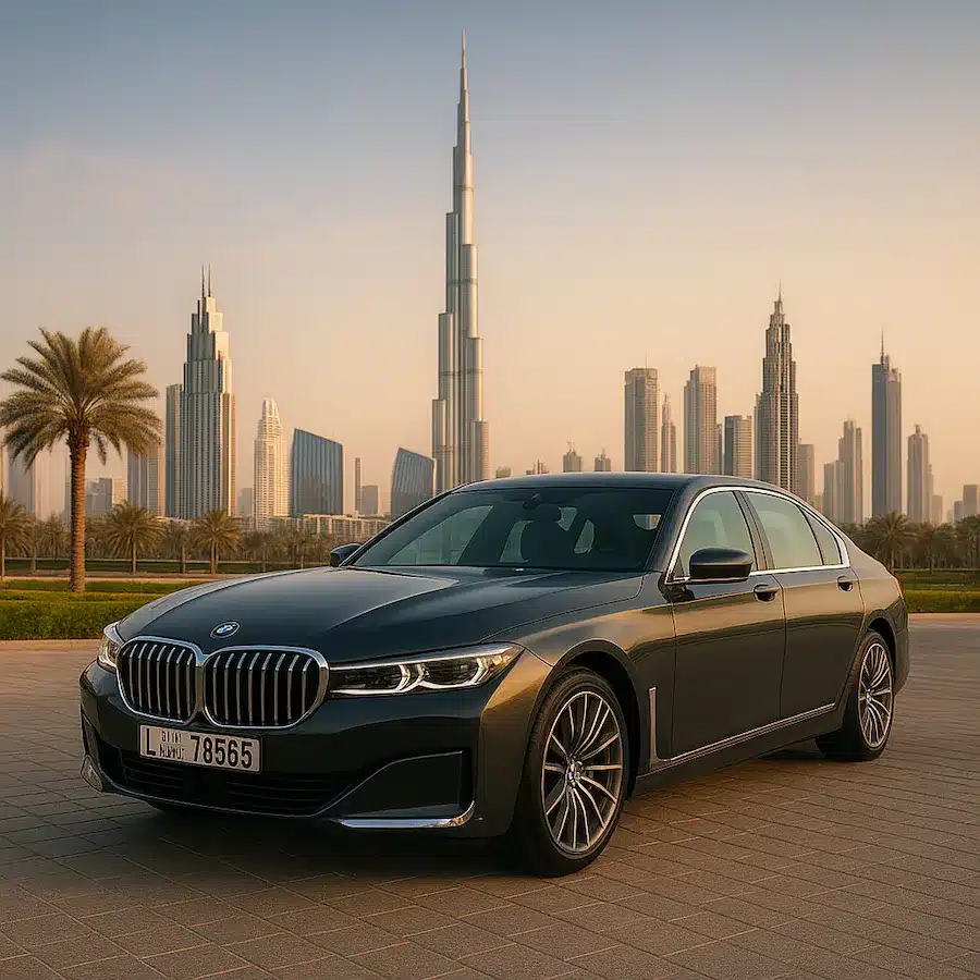 تأجير بي إم دبليو الفئة السابعة فى دبي