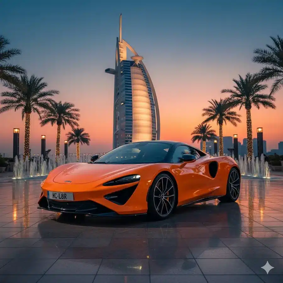 تأجير مكلارين أرتورا فى دبي