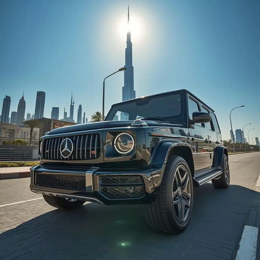 سيارة مرسيدس جي كلاس في دبي