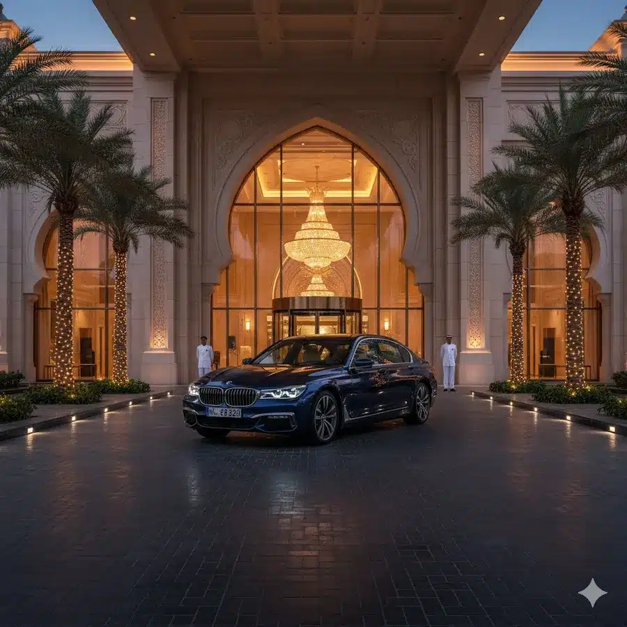 قيادة بي إم دبليو فى دبي