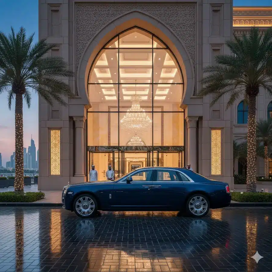 قيادة رولز رويس فى دبي