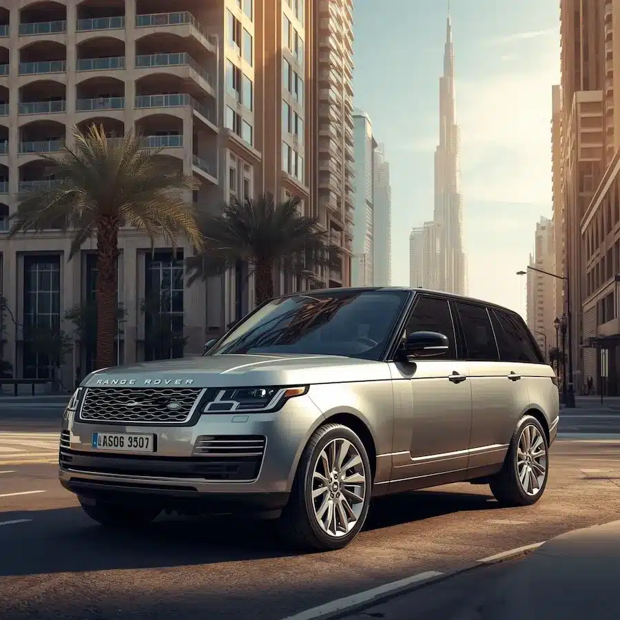 قيادة رينج روفر فى دبي