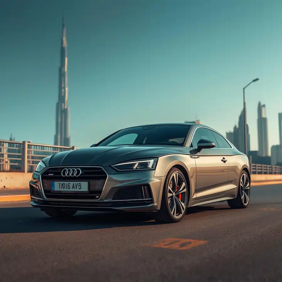 قيادة سيارة أودي إيه 5 فى دبي