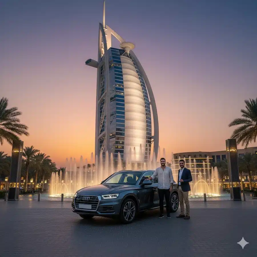 قيادة سيارة أودي كيو 5 فى دبي
