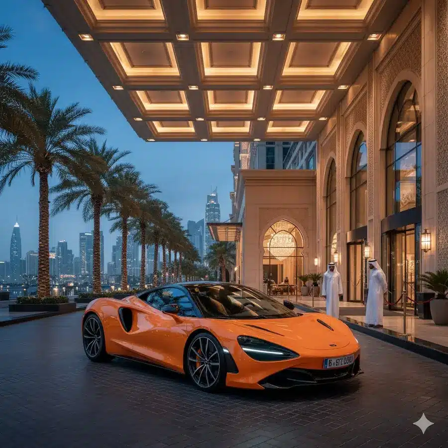 قيادة مكلارين أرتورا فى دبي