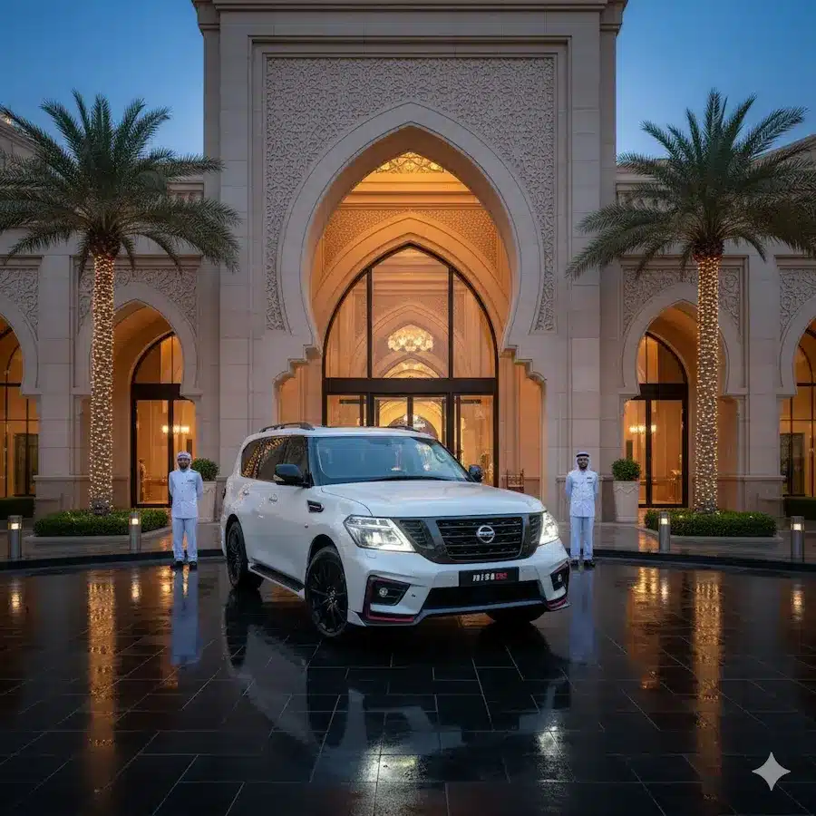 قيادة نيسان باترول نيسمو فى دبي