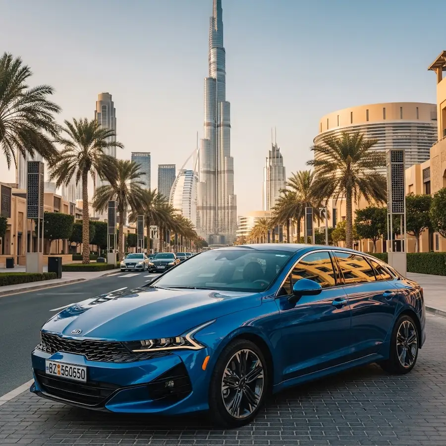 كيا كى 5 فى دبى
