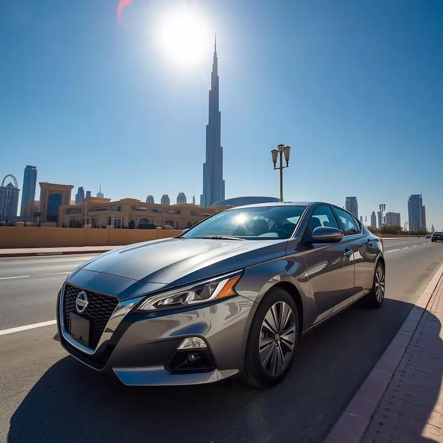 نيسان التيما فى دبي للإيجار