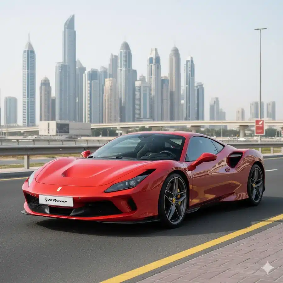 Ferrari F8 rental Dubai
