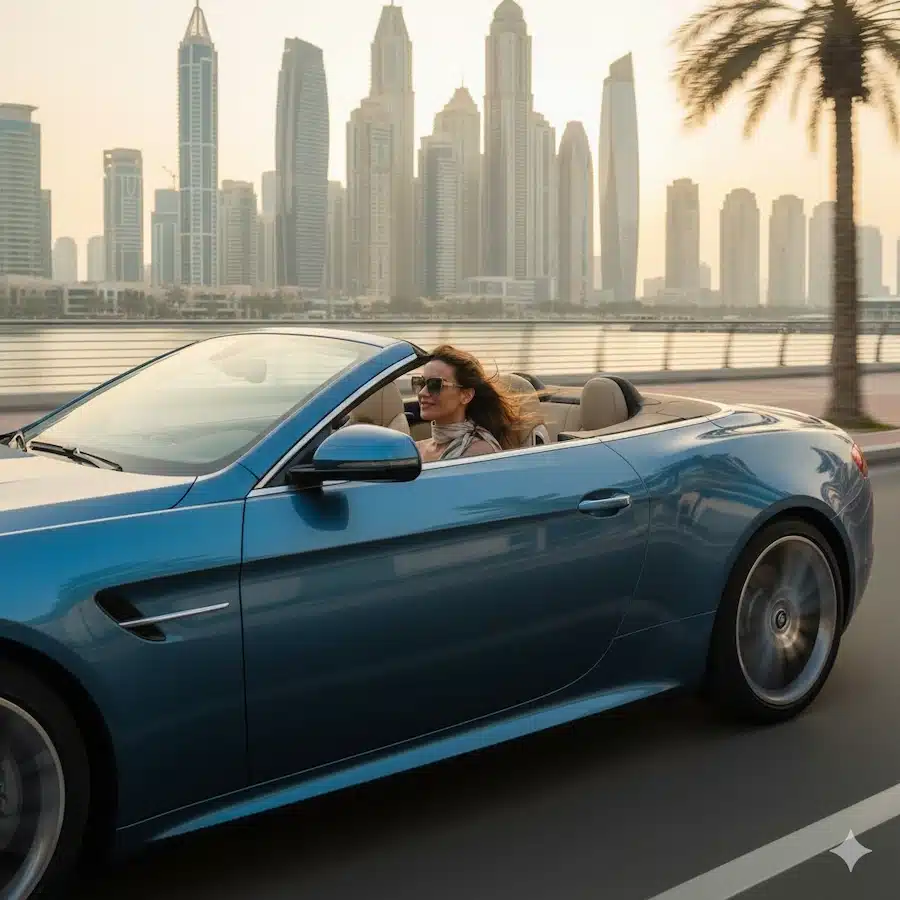استئجار سيارة مكشوفة في دبي