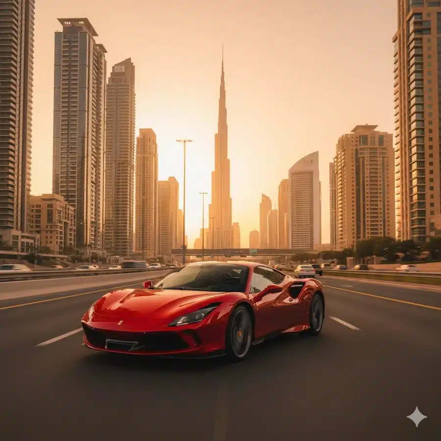 تأجير فيراري إف 8 فى دبي